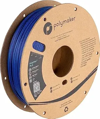 Polymaker Polymaker Polymax Tough PLA 3D Printer Filament 0.75kg Blue, PolyMax 3D Printing PLA Filament Blue, Tougher Than PLA+ 3D Filament, High Impact Strength for Functional Application