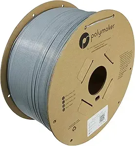 Polymaker Polymaker ASA Filament Grey, 3kg ASA 3D Printing Filament, Heat & Weather Resistant - ASA 3D Printer Filament Perfect for Printing Outdoor Functional Parts