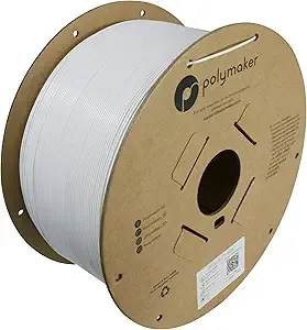 Polymaker Polymaker ASA Filament White, 3kg ASA 3D Printing Filament, Heat & Weather Resistant - ASA 3D Printer Filament Perfect for Printing Outdoor Functional Parts