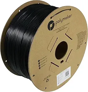 Polymaker Polymaker ASA Filament Black, 3kg ASA 3D Printing Filament, Heat & Weather Resistant - ASA 3D Printer Filament Perfect for Printing Outdoor Functional Parts