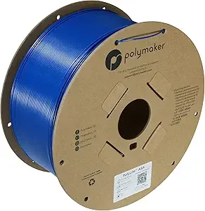 Polymaker Polymaker ASA Filament Blue, 3kg ASA 3D Printing Filament, Heat & Weather Resistant - ASA 3D Printer Filament Perfect for Printing Outdoor Functional Parts