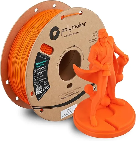 Polymaker PLA High Speed Orange