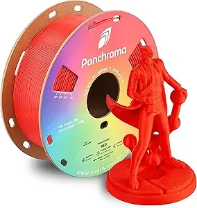 Polymaker Polymaker Panchroma Red 1kg 3D Printer Filament, CoPE Material, Enables High Speed Printing, Compatible with Most 3D Printers