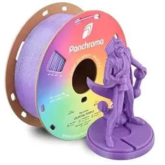 Polymaker Polymaker Panchroma Celestial PLA Filament, Celestial Purple 3D Printing Filament, Shiny Glittering 3D Printer PLA Filament, Fit Most FDM 3D Printers, 1kg Spool (2.2lbs)