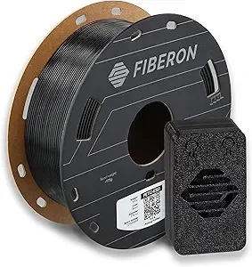 Polymaker Polymaker Fiberon PETG-ESD Filament Black 0.5kg – Electrostatic Discharge Safe, Tough PETG 3D Printer Filament for Electronics Industry