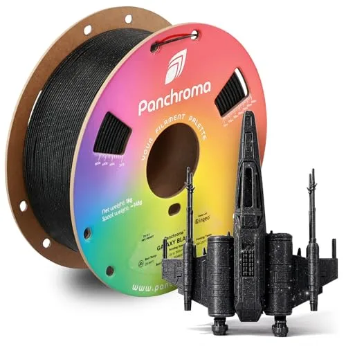 Polymaker Polymaker Panchroma Galaxy PLA Filament 1kg, Black