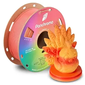 Polymaker Polymaker Panchroma Matte PLA Filament, High Speed Gradient Fall PLA 1kg (2.2 lbs), Formerly Polyterra Clog-Free 3D Printer Filament, Accuracy +/-, Fits FDM Printers