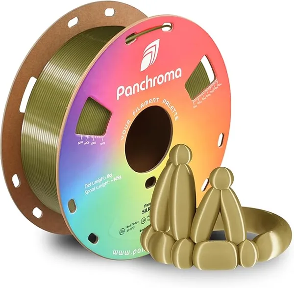 Polymaker Polymaker Panchroma Silk PLA Filament for 3D Printing, 1kg, Brass