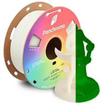 Polymaker Polymaker Panchroma Glow PLA Filament Glow Green, Glow in The Dark 3D Printing Filament, 3D Printer PLA Filament, Fit Most FDM 3D Printers, 1kg Spool (2.2lbs)