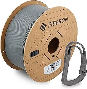 Polymaker Polymaker Fiberon PA6-GF Glass Fiber Nylon Filament Grey 3kg, Fiberon PA6-GF Nylon Warp Free 3D Printing Filament
