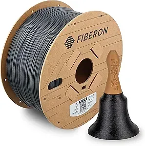 Polymaker Polymaker Fiberon PPS-CF10 Filament Black 3kg, Extreme Heat Resistance - Fiberon Carbon Fiber Reinforced PPS 3D Printing Filament Ideal for Molding