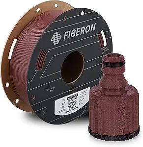 Polymaker Polymaker Fiberon ASA-CF08 Dark Red Carbon Fiber 3D Printing Filament 0.5KG, UV & Weather Resistant, High Rigidity, Heat Resistant, Easy to Print, Functional Parts & Prototypes