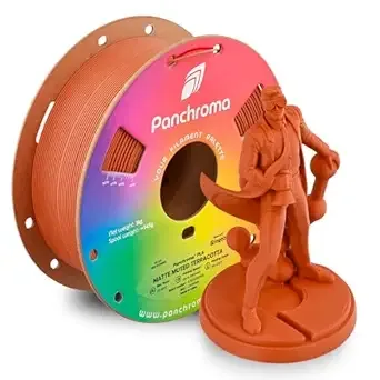 Polymaker Polymaker Panchroma Matte PLA Filament, High Speed Muted Terracotta PLA 1kg (2.2 lbs), Formerly Polyterra Clog-Free 3D Printer Filament, Accuracy +/-, Fits FDM Printers
