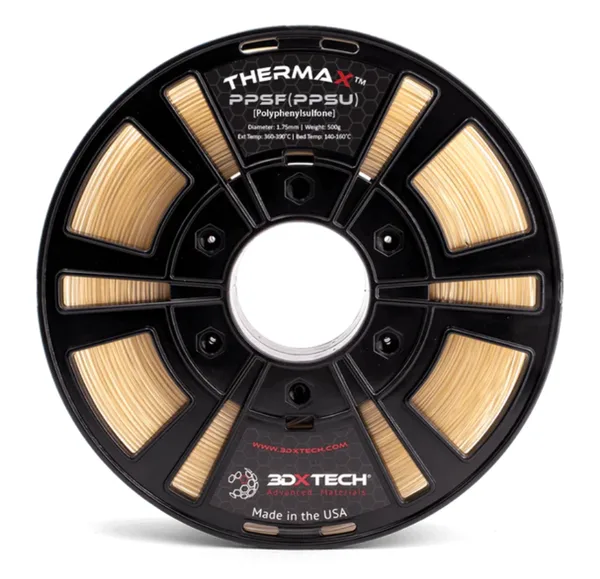 Printed Solid 3DXTECH ThermaX™ PPSU, 500g, Natural