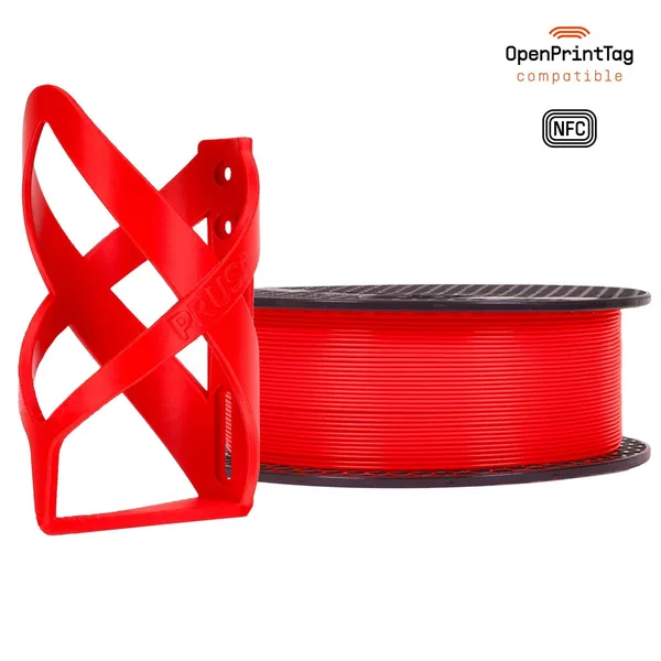 Printed Solid Prusament ASA Lipstick Red 800g (NFC)