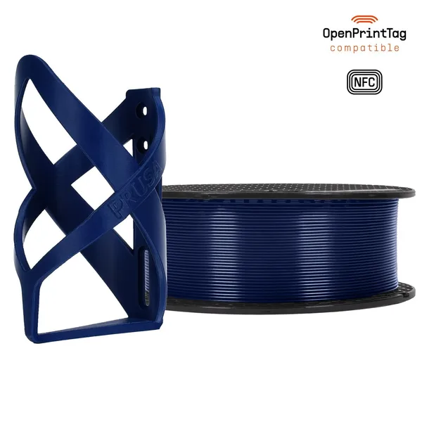 Printed Solid Prusament ASA Sapphire Blue 800g (NFC)