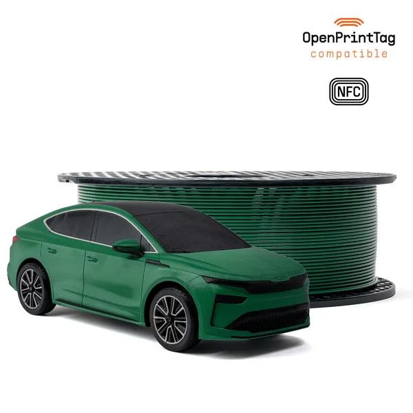 Printed Solid Prusament PETG Emerald Green 1kg (NFC)