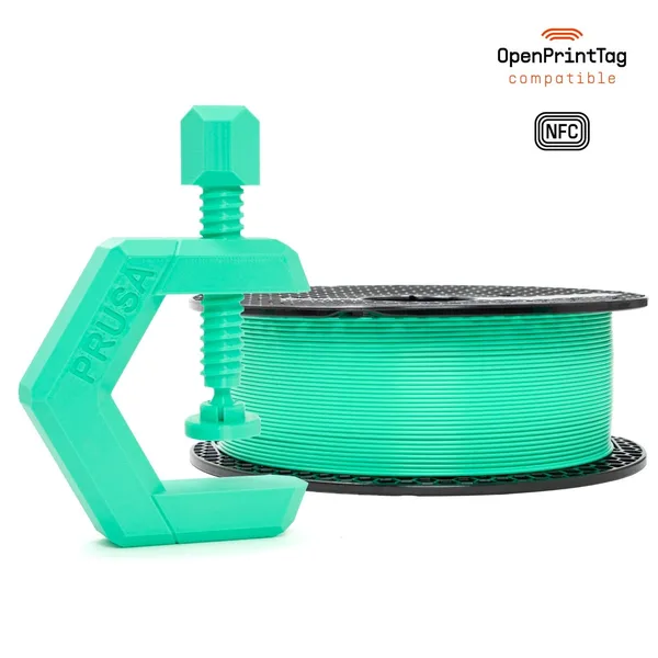 Printed Solid Prusament PETG Prusa Pro Green 1kg (NFC)