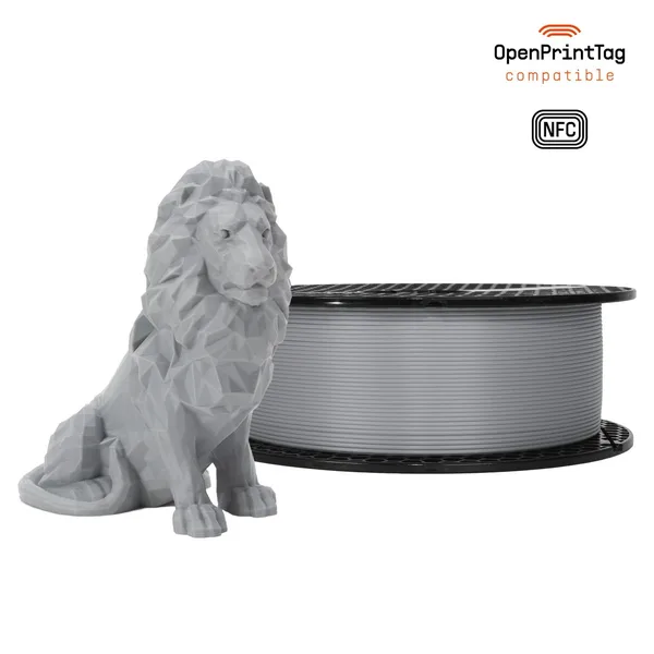 Printed Solid PLA Gray