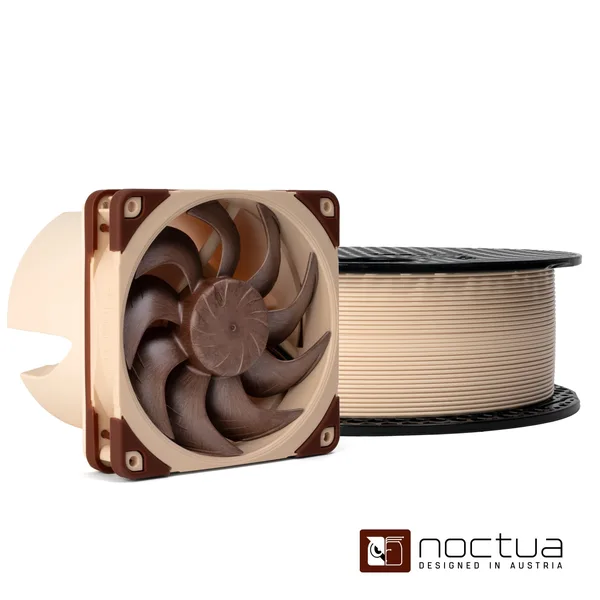 Printed Solid Prusament PLA Noctua Beige 1kg (NFC)