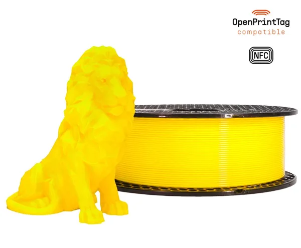 Printed Solid PLA Yellow