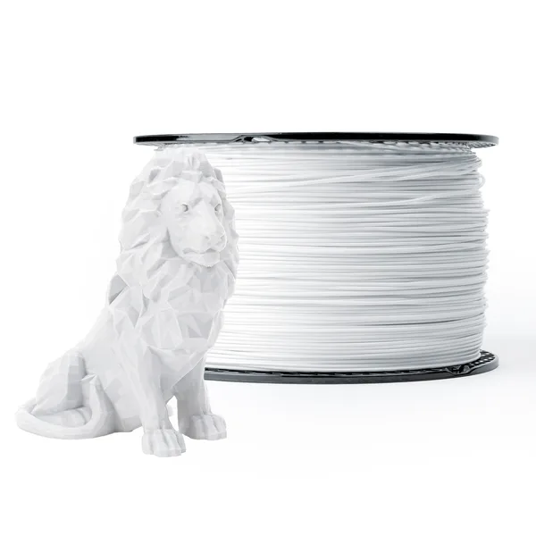 Printed Solid Prusament PLA Pristine White 2kg - Made in USA