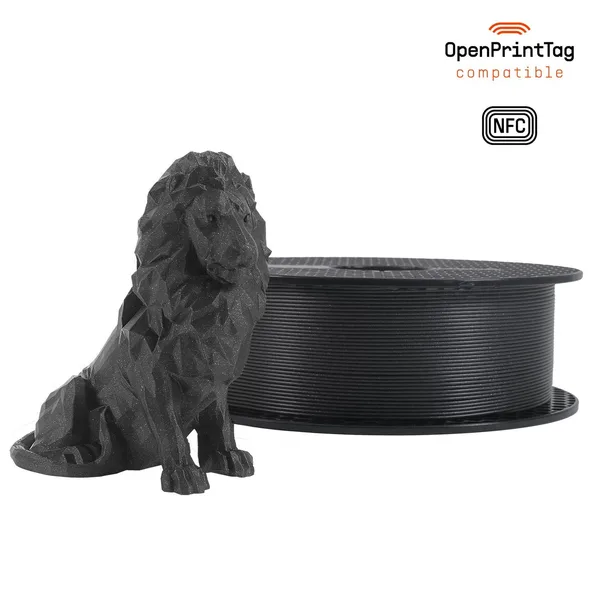 Printed Solid Prusament PLA Prusa Galaxy Black 1kg (NFC)