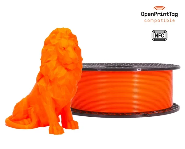 Printed Solid PLA Orange