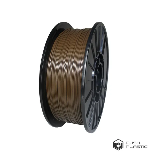 Push Plastic ABS Brown