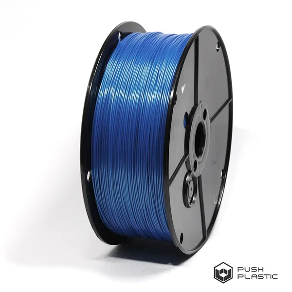 Push Plastic PLA Blue