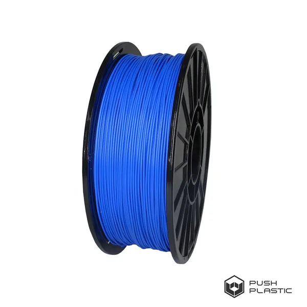 Push Plastic PLA Blue