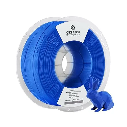 QIDI R QIDI TECHNOLOGY ASA Filament Blue,3D Printer Filament ASA 1kg Spool(2.2lbs),High UV Resistance,Low Odor,Perfect for Printing Outdoor Functional Parts，Fit Most FDM 3D Printers