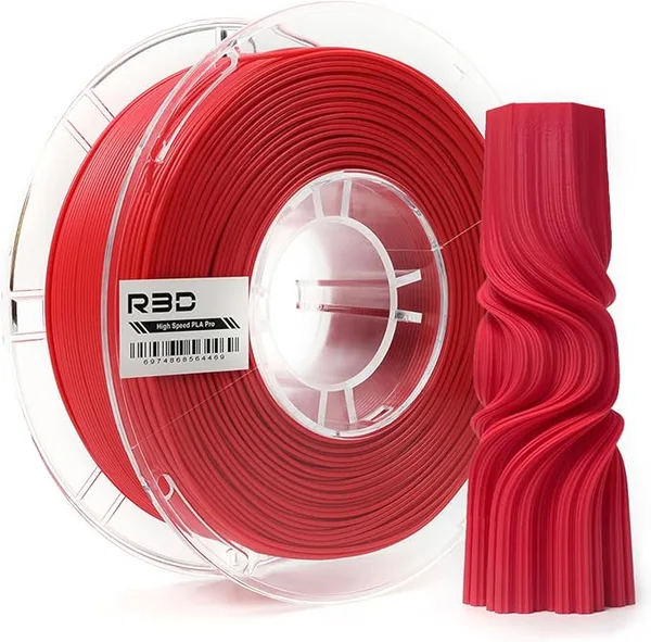 R3D R3D High Speed PLA Pro Filament 1KG, 3D Printer Filament for 30-/s High-Speed Printing, Dimensional Accuracy +/-, Plastic Spool, Compatible with AMS (Matte Raspberry Red)