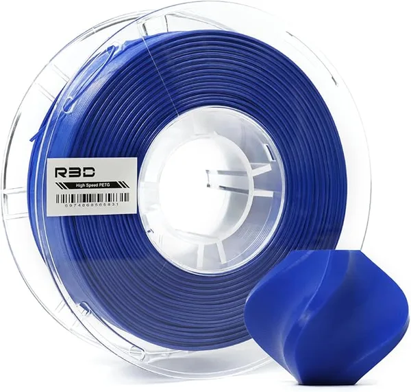 R3D R3D High Speed PETG PRO Filament 1KG, 3D Printer Filament for 30-/s High-Speed Printing, Dimensional Accuracy +/-, Plastic Spool, Compatible with AMS (Dark Blue)