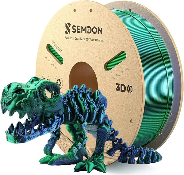 Semdon PLA Silk Deep Blue & Green