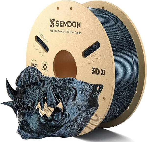 Semdon PLA Silk Glitter Blue Black