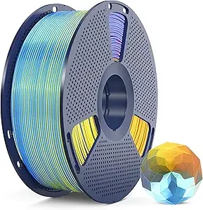 SUNLU PLA Silk Blue Purple Orange Yellow