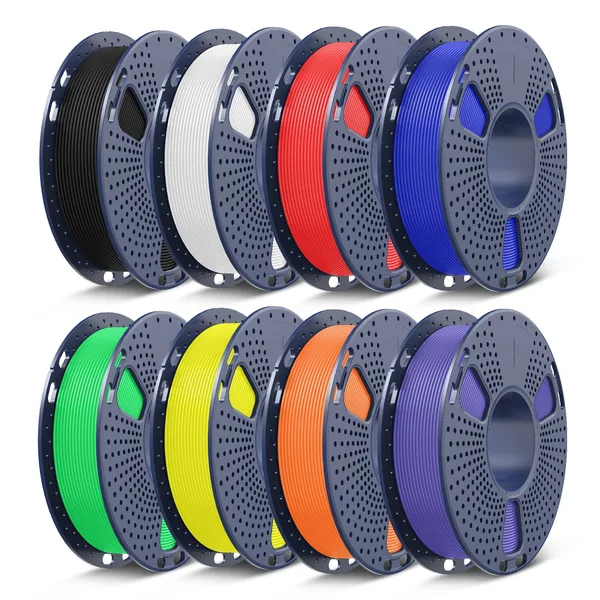 SUNLU 250g Spool PLA, PLA+, PLA+2.0, PLA Meta Multicolor Filament Bundle, 250g*8 Rolls