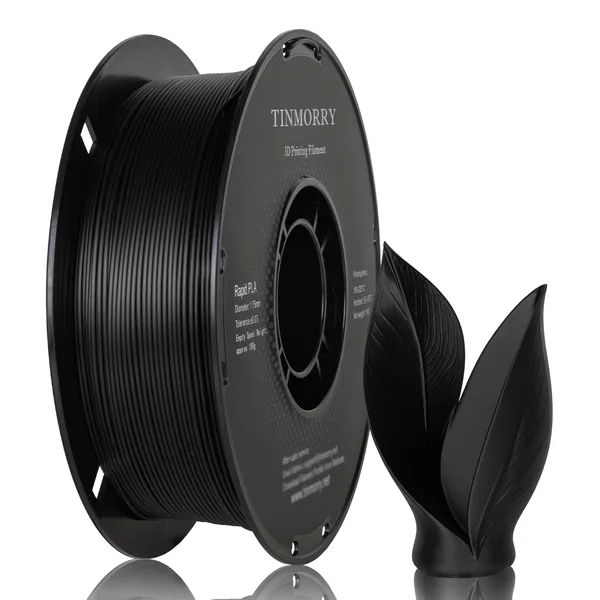 TinMorry Rapid PLA  3D Printer Filament, 1 KG, Black