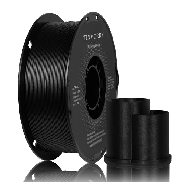 TinMorry Carbon Fiber Reinforced ABS Filament, 1 KG 1 Spool, Black