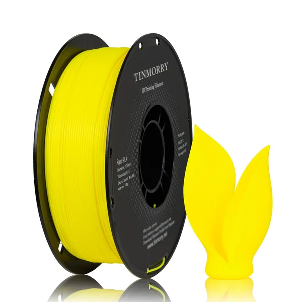 TinMorry Rapid PLA  3D Printer Filament, 1 KG,  Yellow