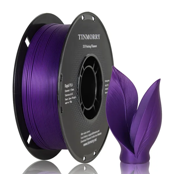 TinMorry Rapid PLA  3D Printer Filament, 1 KG,  Purple