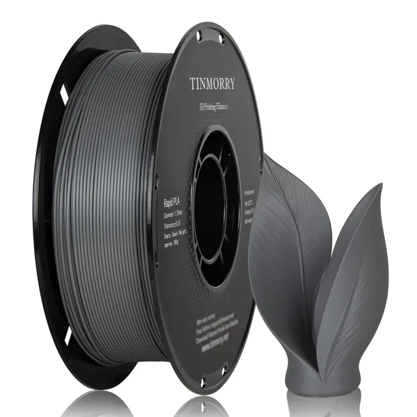 TinMorry Rapid PLA  3D Printer Filament, 1 KG,  Grey