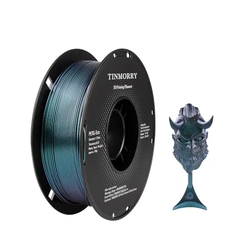 TinMorry Galaxy PETG 3D Printer Filament, 1 KG, Chameleon Blue/Purple