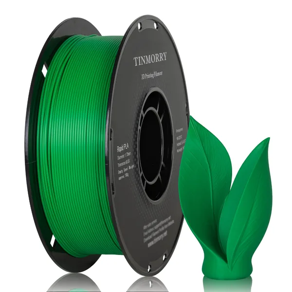 TinMorry Rapid PLA  3D Printer Filament, 1 KG, Green