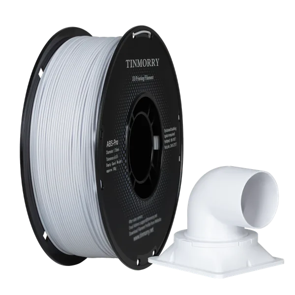 TinMorry ABS-Pro 3D Printer Filament, 1 KG, Cold White