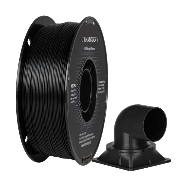 TinMorry ABS-Pro 3D Printer Filament, 1 KG, Black