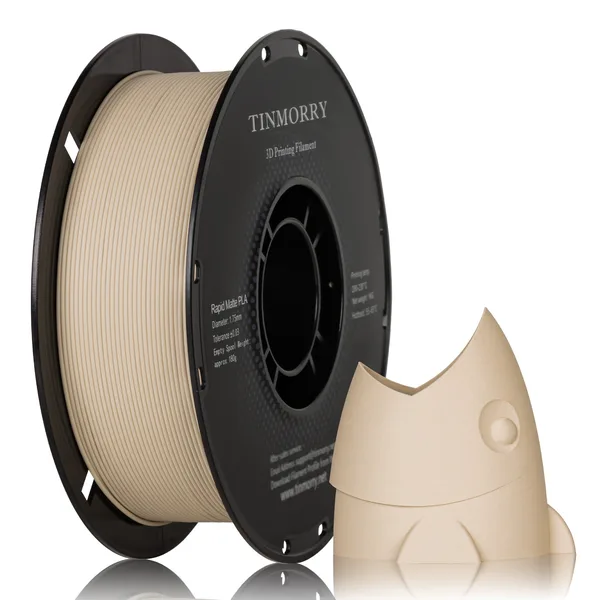 TinMorry Matte PLA 3D Printer Filament, 1 KG, Matte Skin