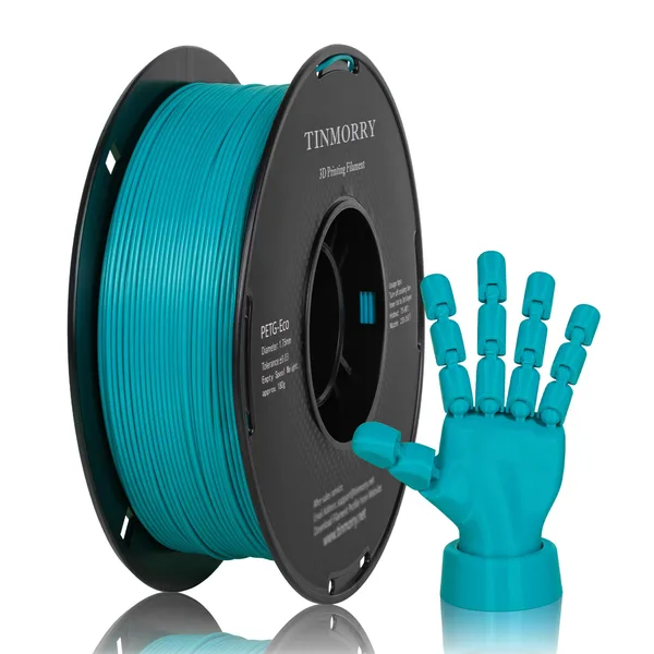 TinMorry Rapid PETG-Eco 3D Printer Filament, 1 KG, Horizon Green