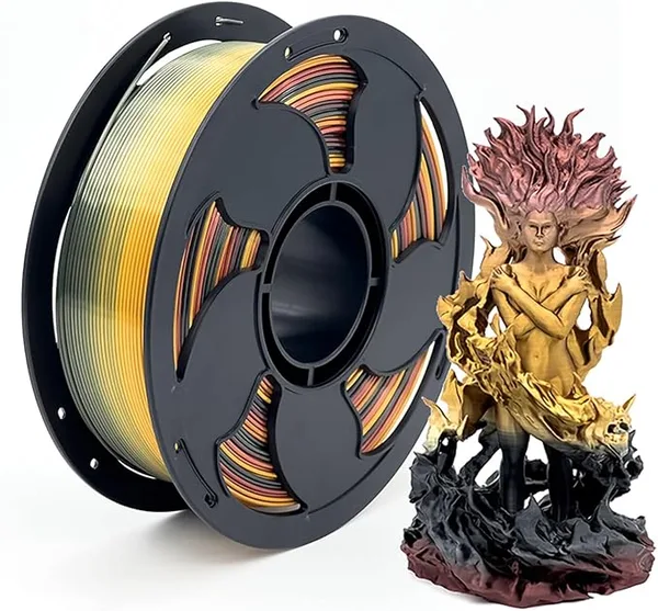 Toksen 3D PLA Silk Rainbow